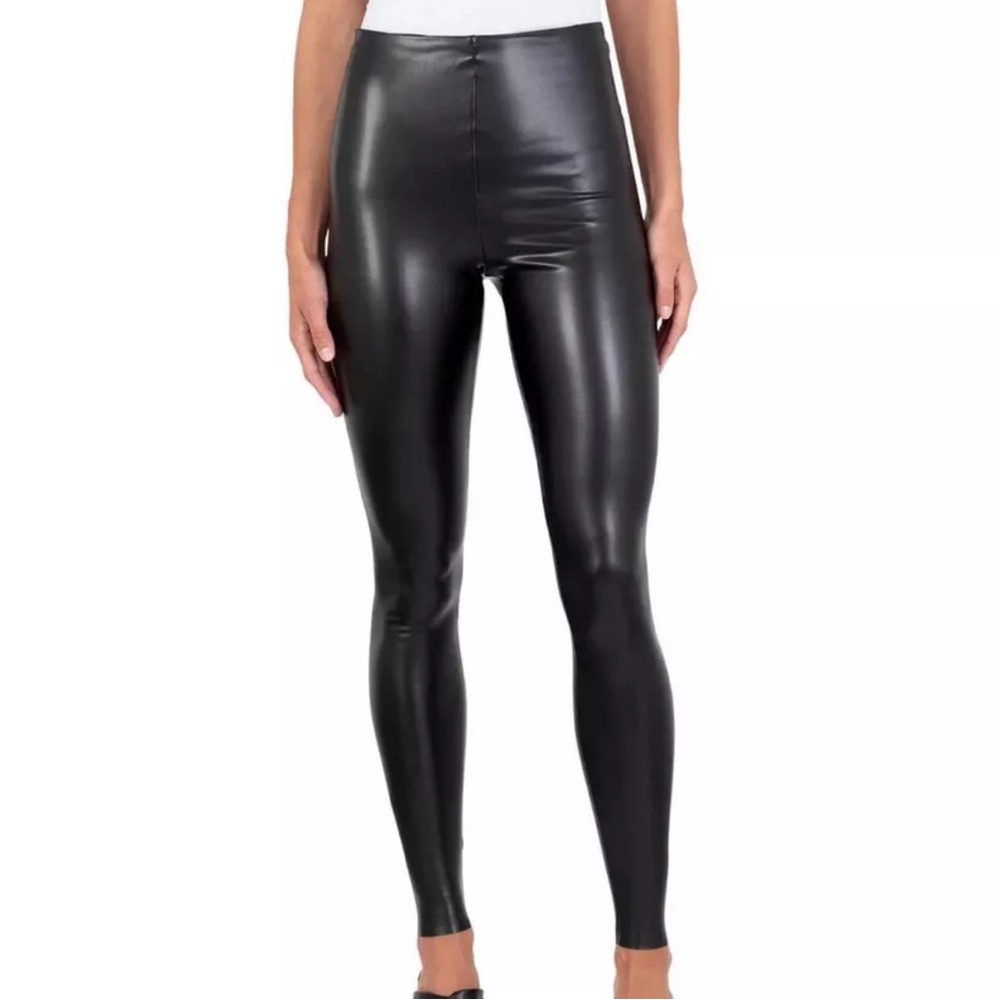 Joie LIMITED EDITION FAUX LEATHER Contemporary Fit Leggings JM1022CO Size XL